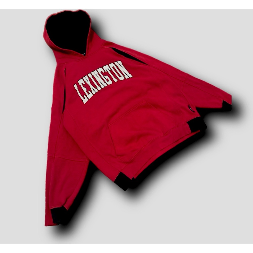 Vintage Sports Tek Red Lexington Hoodie Baggy Bixy fit Size L Kansas City🐻🐻